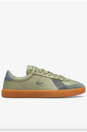 کفش اسنیکر خاکی مردانه بند دار Lacoste - کد 923900833