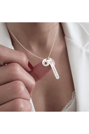 گردنبند نقره طوسی زنانه 925 عیار sorenthe - کد 923912658