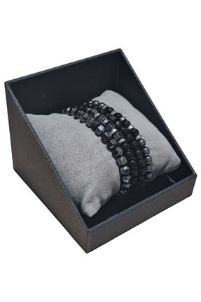دستبند جواهر رنگی مردانه سنگ طبیعی porsor - کد 923951027