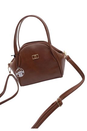 کیف دوشی قهوه ای زنانه چرم مصنوعی MK butik - کد 896530573