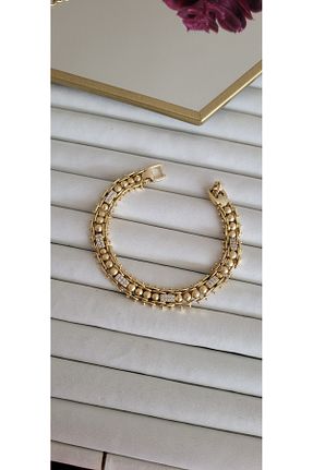 دستبند استیل (فولاد) طلائی زنانه استیل (فولاد) YİĞİTKARANAKSESUAR - کد 923961921