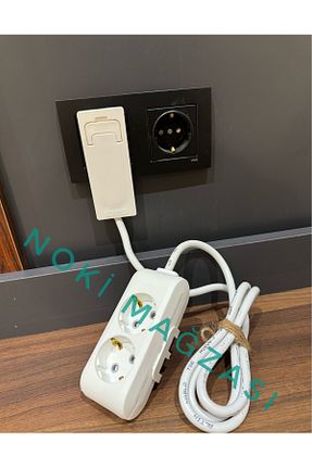 کابل افزودنی پریز گروهی سفید 2 VİKO - کد 865544825