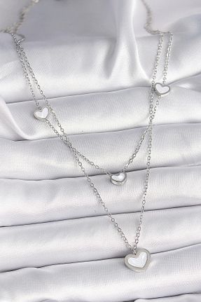 گردنبند استیل ( فولاد ) رنگی زنانه استیل ضد زنگ Genel Markalar - کد 883227280
