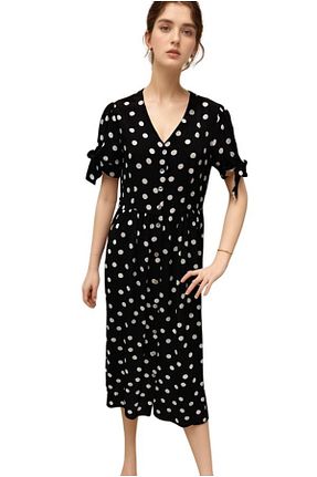 لباس مشکی زنانه بافتنی Pitti - کد 923989270