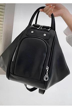 کیف دوشی مشکی زنانه چرم مصنوعی larosee - کد 923998459