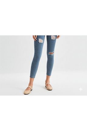 بابت بژ زنانه پارچه ای CEYDA SHOES - کد 923224879