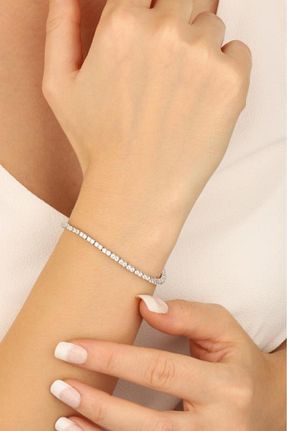 دستبند نقره زنانه 925 عیار Mistik Silver - کد 55452198