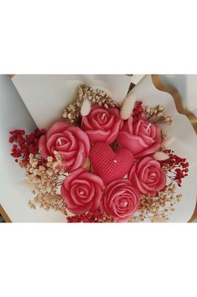 شمع صورتی 1 پارچه Aydinçhome - کد 924036135