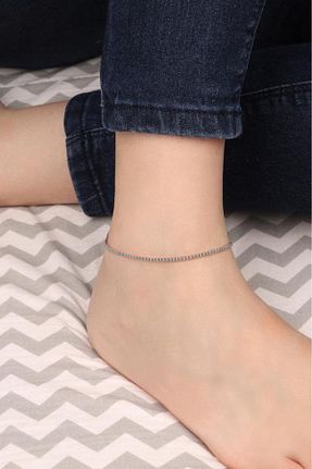 خلخال نقره آبی زنانه Mistik Silver - کد 178857663