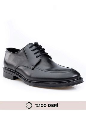 کفش کلاسیک مشکی مردانه چرم خالص maximoda - کد 924043475