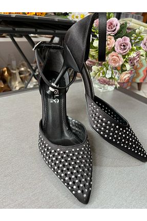 کفش مجلسی مشکی زنانه پارچه ای BYSLÇ SHOES - کد 924048895