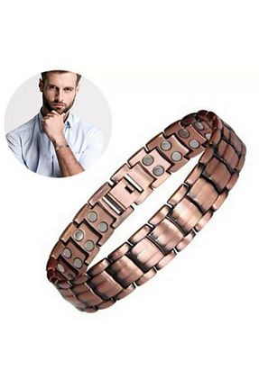 دستبند استیل (فولاد) طلائی زنانه پوشش زاماک Alsade - کد 116349179