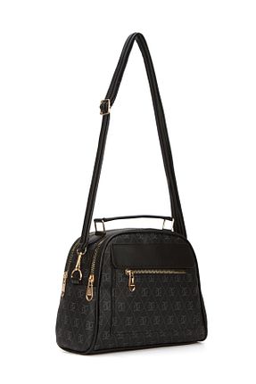کیف دوشی مشکی زنانه چرم مصنوعی Adelina Bags - کد 787363573