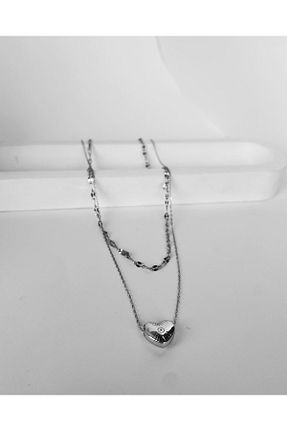 گردنبند استیل ( فولاد ) زنانه استیل ضد زنگ byozgesubasi - کد 924071085