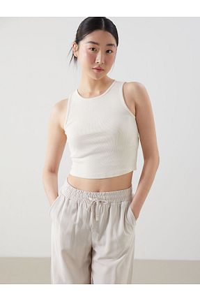 بلوز بژ زنانه ساده LC Waikiki - کد 924563952