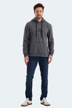 سوئیشرت طوسی مردانه رگولار Slazenger - کد 924076315