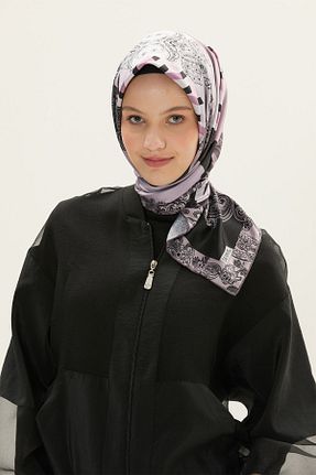 روسری صورتی پلی استر Setrms - کد 925691012