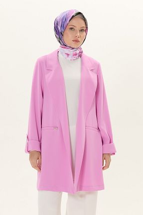 کت صورتی زنانه اورسایز Setrms - کد 924078864
