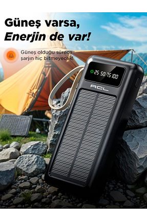 پاور بانک مشکی 20000 ve üzeri ACL - کد 924084835