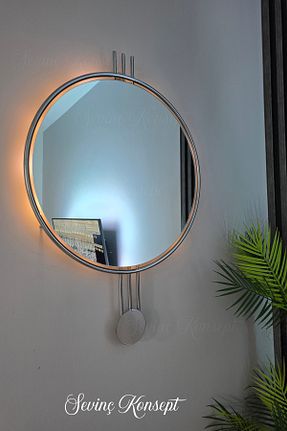 آینه طوسی فلزی SEVİNÇ KONSEPT - کد 924091537