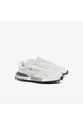 کفش اسنیکر طوسی مردانه چرم اصل Lacoste - کد 924102373