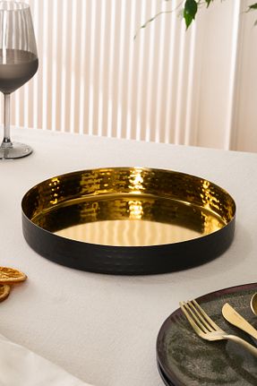 سینی مشکی استیل (فولاد) Karaca - کد 924119082