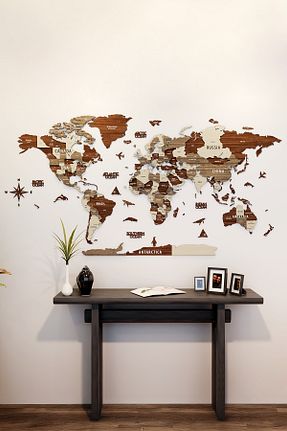 محصول دکوراسیون دیوار قهوه ای چوب Colorfull Worlds - کد 95470596