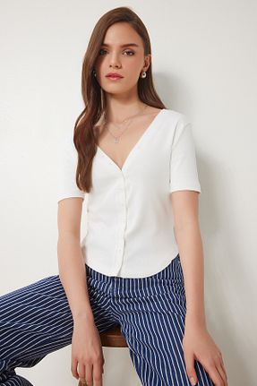 بلوز نباتی زنانه رگولار Lovelyİstanbul - کد 924157052