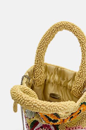کیف دوشی زرد زنانه پلی استر Pull & Bear - کد 924135281
