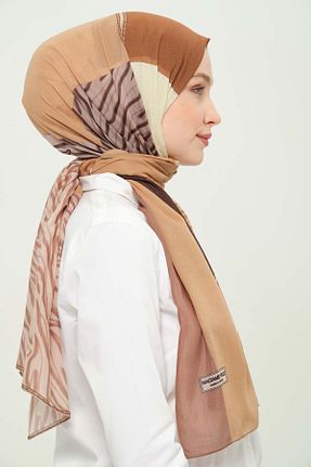 شال رنگی زنانه Kesik Elyaf Madame Polo - کد 924243458