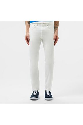شلوار سفید مردانه پنبه ای Lacoste - کد 815769024