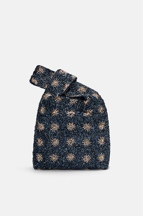 کیف دوشی آبی زنانه پلی استر Pull & Bear - کد 924135307