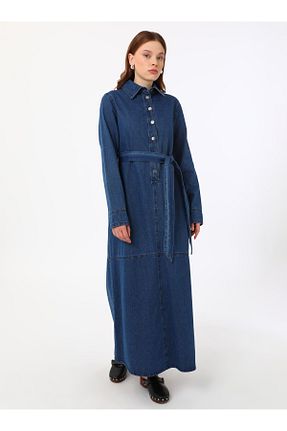 لباس حجاب سرمه ای زنانه رگولار Refka - کد 839639475
