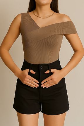 بلوز بژ زنانه ساده bayansepeti - کد 924153425