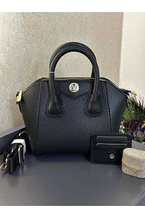 کیف دوشی مشکی زنانه چرم مصنوعی Levidor - کد 924155248