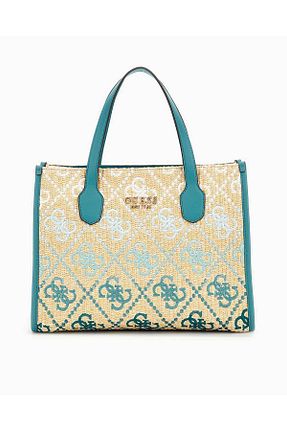 کیف دستی خاکی زنانه سایز متوسط Guess - کد 924159461