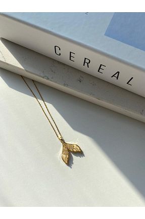 گردنبند استیل ( فولاد ) زرد زنانه استیل (فولاد) shop - کد 924167018