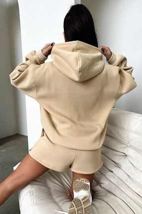 سوئیشرت بژ زنانه چاپی CLAYES - کد 760354378