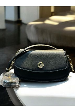 کیف دوشی مشکی زنانه چرم مصنوعی Levidor - کد 924174256