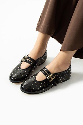 بابت مشکی زنانه چرم لاکی diclepolat - کد 922176635
