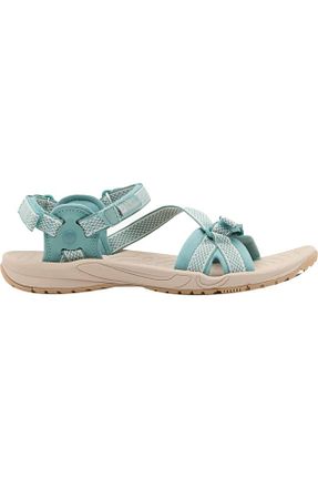صندل فیروزه ای زنانه پاشنه تخت Jack Wolfskin - کد 924177263