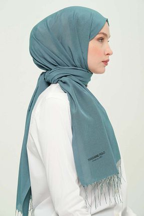 شال فیروزه ای زنانه Madame Polo - کد 924184255