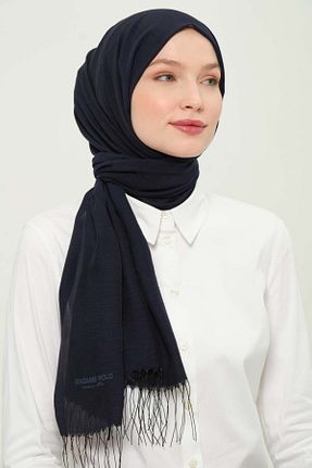 شال سرمه ای زنانه Madame Polo - کد 924184110