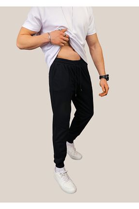 شلوار کرمگن مشکی مردانه پنبه پلی استر INFLUYENTE - کد 924184826