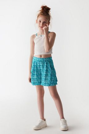 ست بالاتنه و پائین تنه آبی بچه گانه بافتنی Nk Kids - کد 810338637