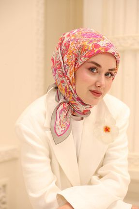 روسری رنگی پنبه ای Silk Home - کد 924640926