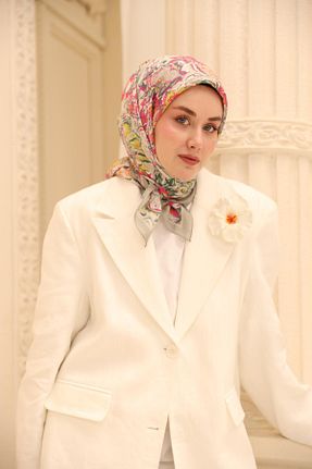 روسری رنگی پنبه ای Silk Home - کد 924641348