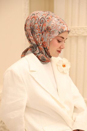 روسری رنگی پنبه ای Silk Home - کد 924642005