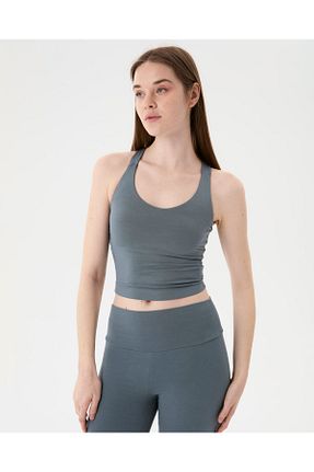 بلوز طوسی زنانه اسلیم فیت Ayma Active - کد 924637199