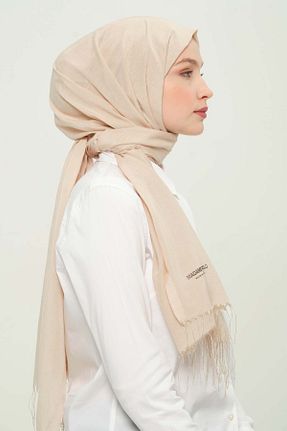 شال بژ زنانه Madame Polo - کد 924184078